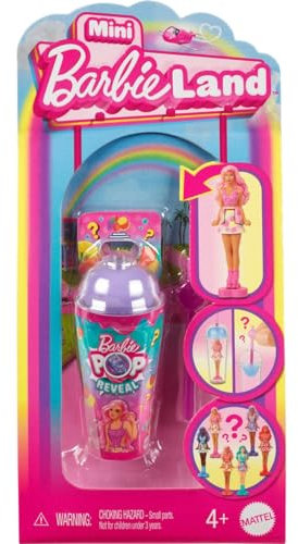 Mattel Mini BarbieLand Pop Reveal Micro Puppenkoffer 10 Stück