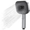 Duschkopf Wassersparend 135mm, Hochdruck Regenduschkopf mit 3 Strahlarten, Premium Duschbrause mit Anti-Kalk-Technologie,handbrause dusche Brausekopf duschkopf regendusche (Silber)