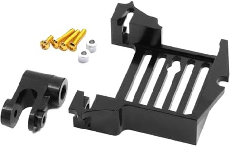 RC Autoteile Für Traxxas 1/5 Für X-Maxx 1/6 Für Xrt 1/10 Für Maxx RC Auto Upgrade Teile Zubehör Metall Servo Mount Adapter Und 25T Servo Arm 7749(Black)