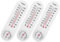 KONTONTY 3St Temperatur- und Feuchtigkeitsmesser Sauna-Hygrometer vertikales Thermometer wohnwand deko wand thermometer hygometer genaues Fieberthermometer sauna feuchtigkeitsmesser Plastik