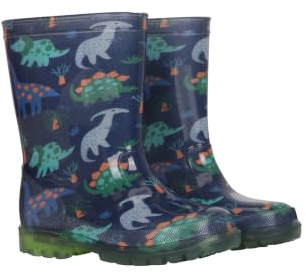 Mountain Warehouse Splash Toddler Light-Up Wellies | Lightweight & Waterproof Rain Wellington Boots, Easy to Clean, Flashing Light Childrens Footwear for Walking & Wet Weather