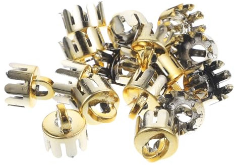 HAPINARY 10stücke Teiliges Weihnachtskugel-abdeckungen Aus Langlebigem Kunststoff Dekorative DIY Kugelanhänger Mit Electroplattierter Oberfläche Transparente Hütchen Für Christbaumkugeln Un