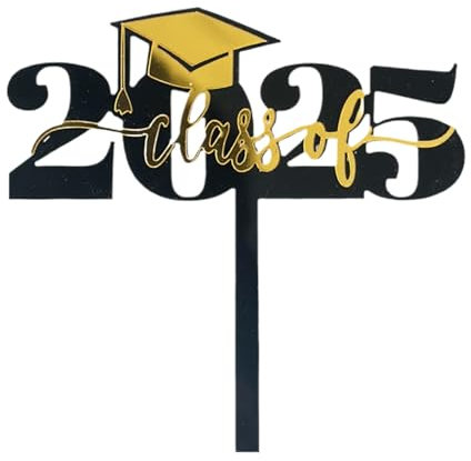 Cupcake-Dekorationen für den Abschluss – Deko-Elemente für CuPCAKES zum Jahresende – Foto-Zubehör und Apertiator-Halterungen für die Mutterschaft