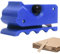 DIY Kratzbretter Katze Kartonschneider, Kratzbrett Cardboard Cutter, Kratzpappe für Katzen Herstellen Schneider, Katzenkratzbrett Wellpappe Karton Schneider, für Karton schneiden (Blau)