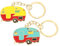 Alipis Porte-Clés Camping-Car 2Pcs Accessoires Paquet à Main Pendentifs Créatifs Design Polyvalent pour Femmes et Voyage