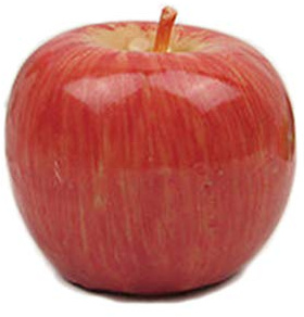 BESTOYARD Weihnachtsdeko Kreative Kerze Weihnachtsapfelkerze Apfel Künstliche Kerzen Kerzendeko Kerze Elegante Apfel Mittel