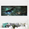 HSFFBHFBH Wandkunst Leinwandbilder Home Schiffe Star Citizen Print abstrakte leinwand Malerei Für Wohnzimmer Dekoration 30x90 cm (11,8 x 35,4) Kein Rahmen