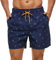 HLVEXH Männer Badehose Schnelltrocknend Strand Boardshorts Kordelzug Leicht mit Elastische Taille und Taschen Palme XL