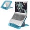 Leitz Adjustable Laptop Stand, Compact Laptop Holder With 4 Height Settings, 80% Recycled Plastic & 100% Recycable, Ergo Cosy Range, Calm Blue, 312 x 50 x 247mm, 64260061