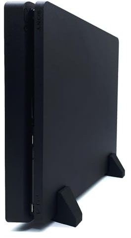XM&QY PS4 Slim Vertical Standfuß für Playstation 4 Slim Vertikaler Fußständer aus Silikon Stabiler Basis rutschfest Genügend Platz zum Kühlen, Schwarz
