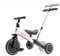 XJD 4 in 1 Laufrad Dreirad, Kinder Dreirad ab 1 Jahr mit Schubstange, Laufräder Lauffahrrad mit verstellbarem Sitz und Lenker,Baby Fahrrad von 1-3 Jahren Jungen Mädchen (Rosa)