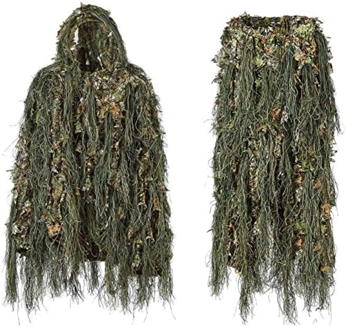 Hunting Camouflage Clothes, Ghillie Suit Camouflage, Ghillie Sniper, Desert Camouflage, Camouflage Hunting Clothes, Ghillie Camouflage Desert Sniper Airsoft for 3D Camouflage Photography