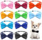 CWED 10PCS Halsbänder,Klassische Hundehalsbänder,Bequeme verstellbares Hundehalsband für kleine mittelgroße HundeHundehalsband mit Fliege, Langlebiges Bequemes Baumwolle Halsband für Hunde und Katzen