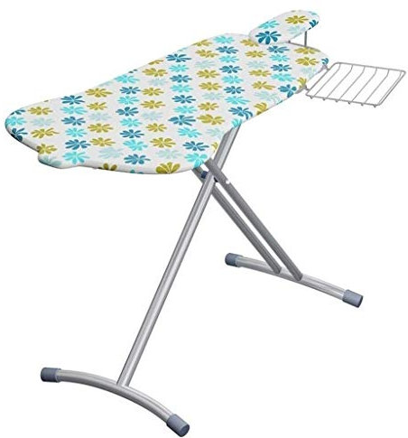 Samnuerly Planche à Repasser à Linge, Table à Repasser en Acier Inoxydable Super Large en Forme d'épaule, avec Support de Rangement et Planche à Manches 106 *