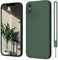 ElestBela iPhone X Hülle, iPhone XS Hülle Silikon Case, Hanyhülle iPhone X/XS 5.8'' Ultra Dünn Slim mit Microfiber, Kratzfeste Rundumschutz Case Schutzhülle Hülle für iPhone X/XS Grün