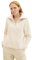 TOM TAILOR Denim Damen Basic Troyer Pullover , creme beige melange, L