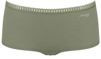 Sloggi Damen Sloggi GO Crush Short C3P, Green - Dark Combination, S
