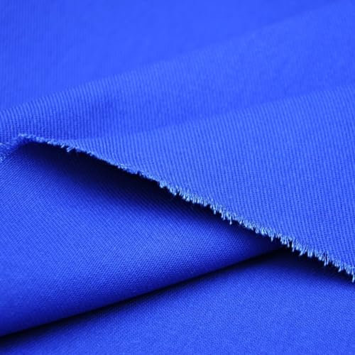 Textrend Jeansstoff Meterware - Haltbares Material - 100% Baumwolle - Kleidung - Heimtextilien - Stoffe Meterware - Textilien 1x1.5m (Blau)
