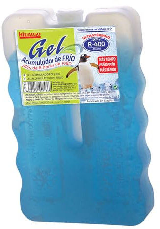 HIDALGO Acumulador Gel frío ultratérmico R-400, Fabricado en España