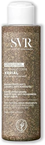 SVR - Xérial Gommage Corps - Glättendes Peeling gegen raue Hautstellen – Für trockene, raue Haut und bei eingewachsenen Haaren – Olivenkerne & Traubenkerne 100% natürlichen Ursprungs – 100 g
