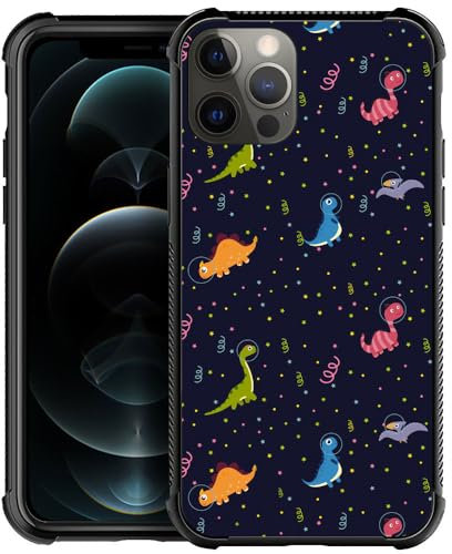 DJSOK Case Compatible with iPhone 11 Pro Max,H Space Star Dinosaur with Four Corners Shockproof Protection Soft TPU Bumper and Hard PC Pattern Back Case for iPhone 11 Pro Max