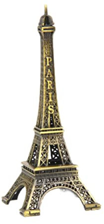 Blogiiup Simulierter Eiffelturm, künstlicher Eiffelturm, Eiffelturm Statue Metall Mini Dekorative Pariser Eiffelturm Figur Tischdekoration 10 cm