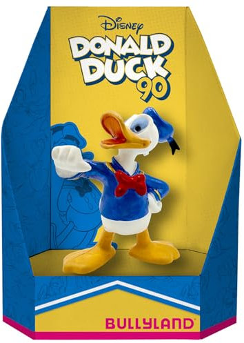 Donald Duck Bullyland 15089-90 Jahre Spielfigur, ca. 6,4 cm groß, detailgetreu, PVC-frei, als kleines Geschenk für Kinder ab 3 Jahren