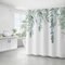 FAIRYGATE Outdoor Vorhänge Wetterfest Badvorhang Bath Curtain Duschvorhang Grün Antischimmel Duschvorhänge Textil Wasserdicht Shower Curtains Badewanne Waschbar mit 12 Haken 180x180 cm B9516