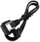 IEC 320 C7 To US 2Pin Plug Power Cord For TCL TV, C7 Right Angled 90 degree Socket To 2Pin Extension Cable, 0.5m/1m/2m(1m)