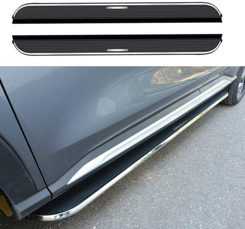 MadongJ 2 Pièces Voiture Marchepieds Latéraux pour KIA Sportage 2016-2021, Voiture Jupe Latérale Marchepieds Latéraux Pédales Latérales Jupe