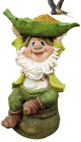 Générique GNOME Vogelfutterhaus, GNOME für Garten, GNOME-Statue aus