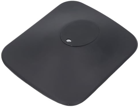 Desk Pad for KEF LSX II, Metal Non Slip Vibration Reduction Speaker Stand Desktop Mount Holder for LSX II Wireless HiFi Speaker (Black)