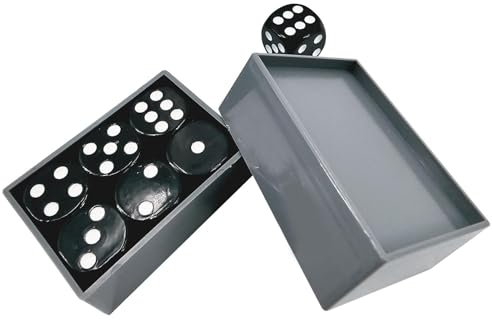 DAWCBVJQ Tricky Dice, Trickwürfel-Set, Würfelspielzeug vorhersagen, Würfel-Trick-Würfel, gehorsamer Würfel, Bühnen-Illusions-Requisiten, lustiges klassisches Spielzeug für Geburtstagsfeiern