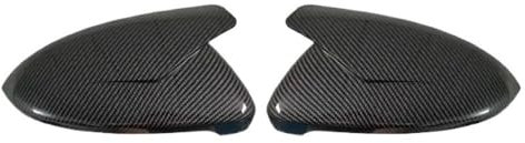 Spiegelkappen Schwarze Seitenrückspiegelabdeckung Für Golf Für GTI 7 Mk7 2014 2015 2016 2017 2018 Für Touran Spiegelkappen