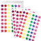 Sticker Sterne 2400 Stück Aufkleber Sterne, Sternaufkleber für Kinderbelohnung für Klassenzimmer, Stern Sticker, Kleine Sternaufkleber für Verhaltensdiagramm Lehrmaterialien