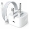 iPhone Charger Fast Charge REVASOL 20W USB C Fast Charger With 2M Cable for iPhone 14 13 12 11 X XR XS SE 2020 8 7 6 6S iPad Mini/Pro, USB C PD Wall Charging Plug UK Type C Power Adapter and 6FT Cord