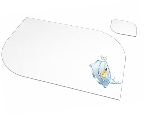 Beautex transparentes Tischset Platzset Tischschutz, abwischbar, mattiert