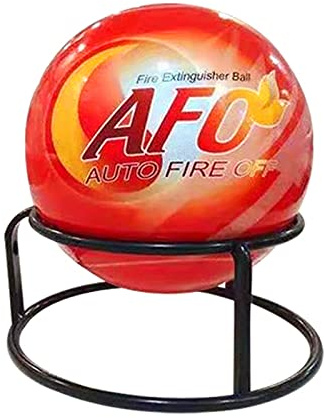 MasYosh Boule Extinctrice Automatique 1,3 kg – Extincteur à Poudre Auto-Activé pour Maison, Cuisine, Voiture, Garage et Incendies Électriques