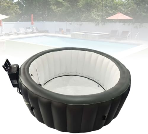 2-6 Persone Spa Gonfiabile per Giardino, Vasca Idromassaggio Portatile con 150 Getti di Massaggio, Ideale per Momenti di Relax Esterni con One-Click Inflation e Mat Indipendente(180 * 71 cm)