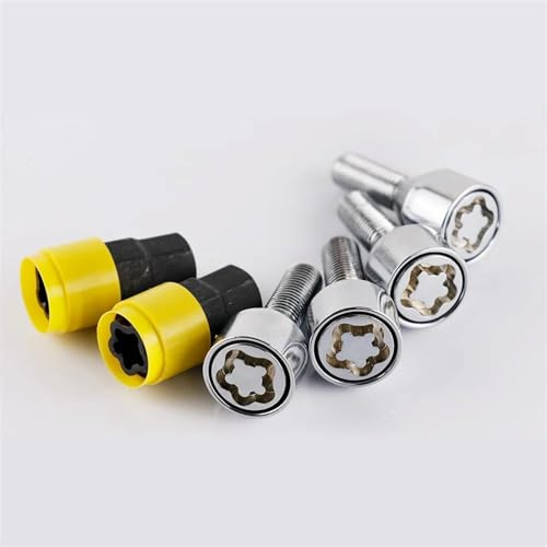 Écrous, Goujons et boulons de Roue antivol M12*1,5 pour BMW E30, E36, E46 et E90 (Tige de 28 mm)