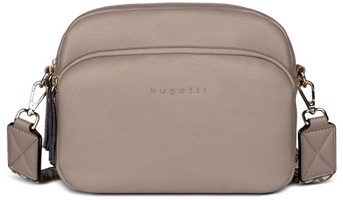 bugatti Mare 3.0 Crossbody Tasche für Damen, Umhängetasche mittelgroß aus Kunstleder