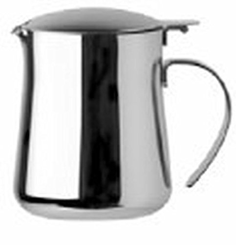 SWEET HOME Caffettiera 4 Tazze 40 cl in Acciaio Argentato Argento Sheffield cod.99.19502AG cm 10,5h diam.7 by Varotto & Co.