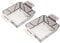 Char-Broil 140016 - Paniers du système d'accessoires GRILL+® (2 pièces), Acier inoxydable