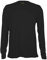 Mens Long Sleeve Premium T Shirts by MIG Sizes S to 4XL - Work Casual Sports (Black, 4XL - XXXXL)