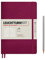 LEUCHTTURM1917 362834 Notizbuch Medium (A5), Softcover, 123 nummerierte Seiten, Port Red, Liniert