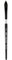 Silver Brush Limited - Pinceau Langue de Chat pour l’Aquarelle 3009S1/2in Black Velvet - Manche Court - Taille 1/2