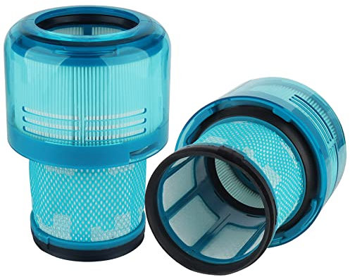 Filter Replacements for Dyson V15 Filters Compatible with Dyson V15 Detect,Detect+,V11 Torque Drive,V11 Animal Vacuum Cleaner,Blue,2-Pack