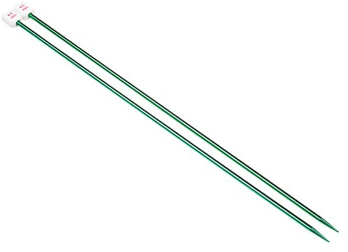 Coopay Stricknadeln 4,0 mm, 35 cm Lang Stricknadel aus Metall für Professionelle Stricker, Leichte Aluminium Stricknadeln für Arthritische Hände, Lange Nadeln für Pullover, Decken, Große Projekte