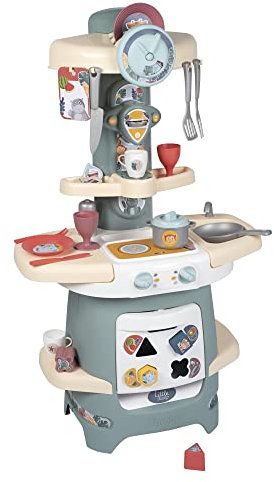 Smoby - Little Cuisine Cooky - Jouet d'Imitation - Formes Encastrables - 25 Accessoires Inclus - Dès 18 Mois - Fabriqué en France - 140305 Vert