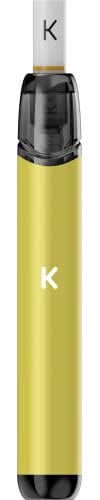 KIWI 1 Pen, Sigaretta Elettronica con Sistema Pod, 400mAh, 1,8 ml, senza nicotina, no E-Liquid (Light Yellow)